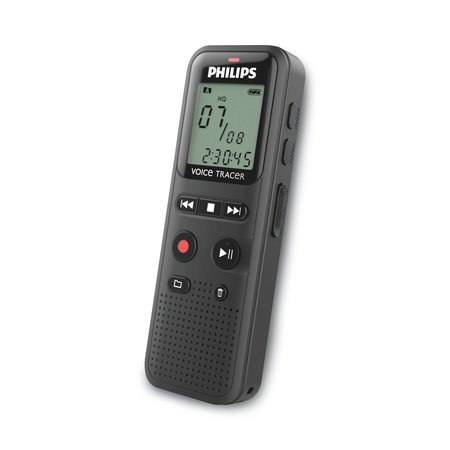 PHILIPS Voice Tracer DVT1160 Audio Recorder, 8 GB, Gray DVT1160